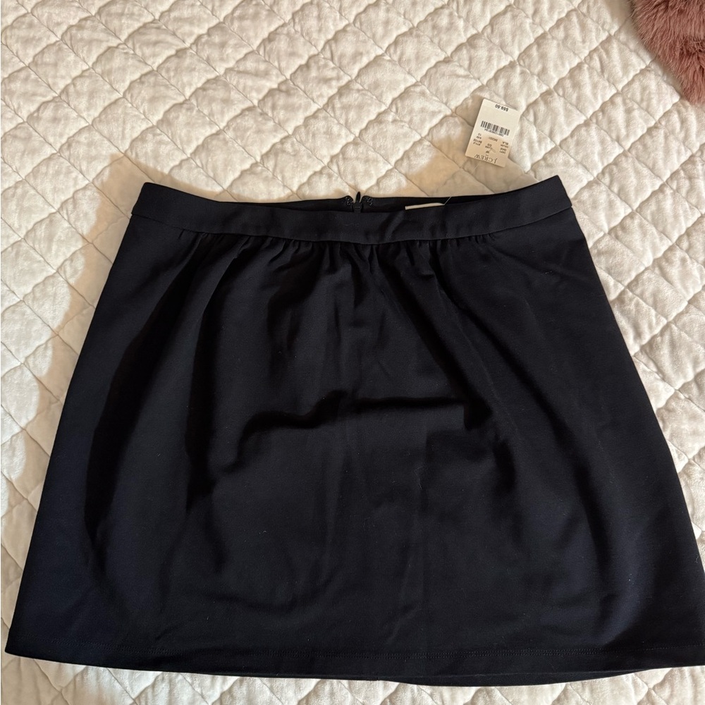 J. Crew Elegant Black Mini Skirt